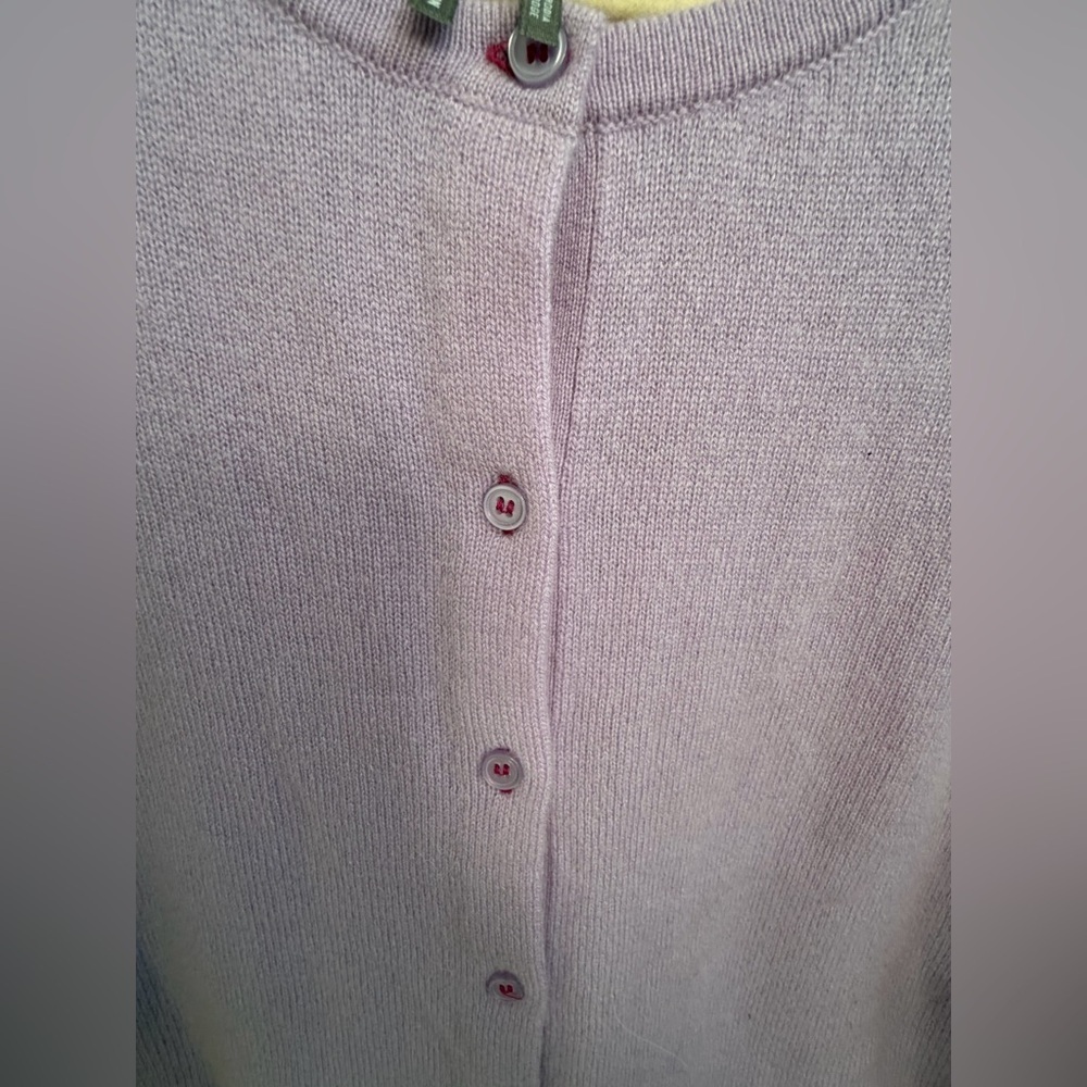 NWT XL fits large Anthropologie Juliet cashmere cardigan sweater je taime heart - Picture 8 of 16